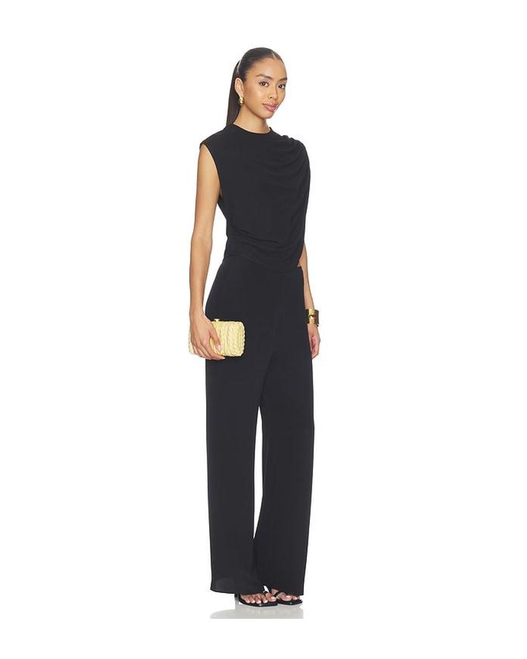 Cult Gaia Metallic Helene Clutch