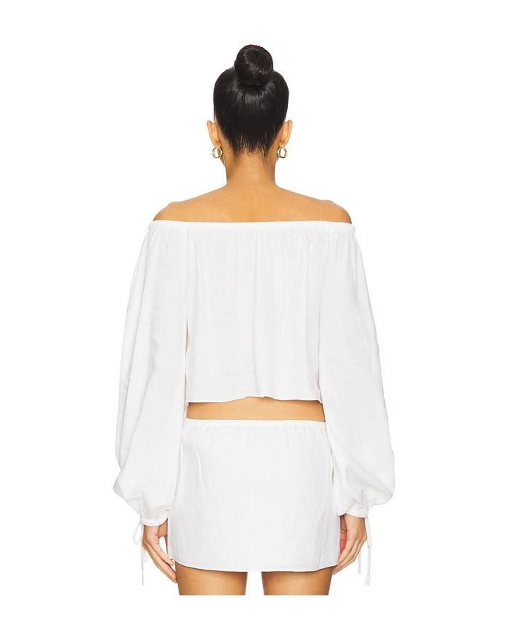 GUIZIO White Akiko Top