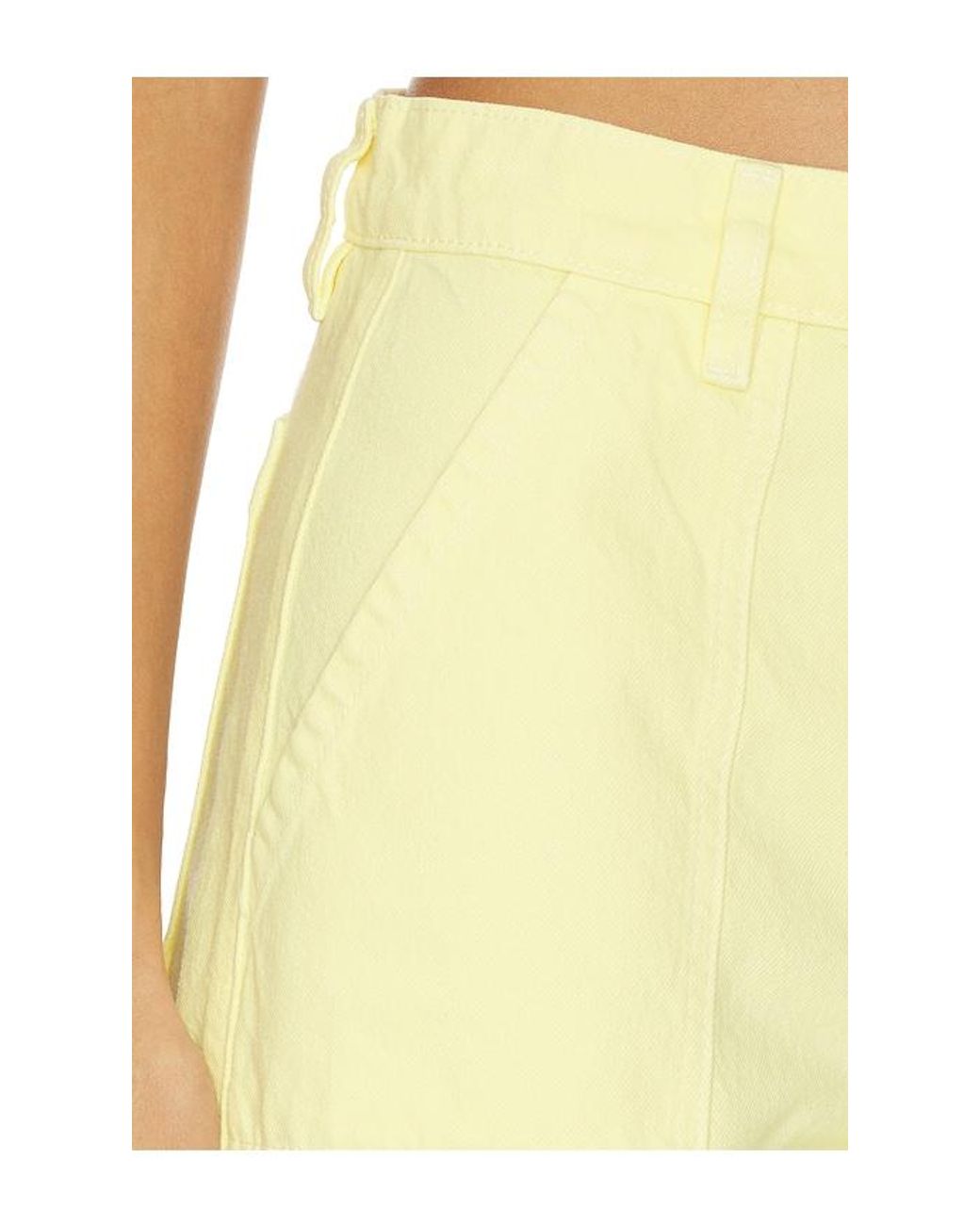 FRAME Yellow The Bow Cargo Jean