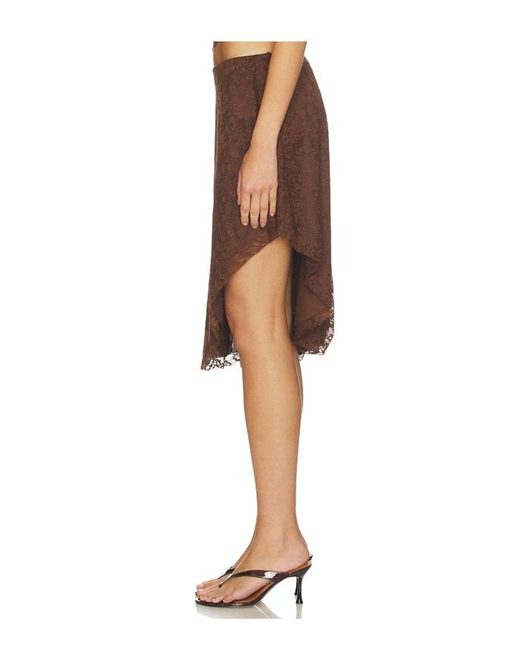 SOVERE Brown Harper Skirt