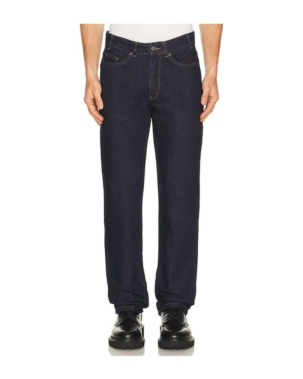 Percival Blue Straight Leg Denim Jeans for men