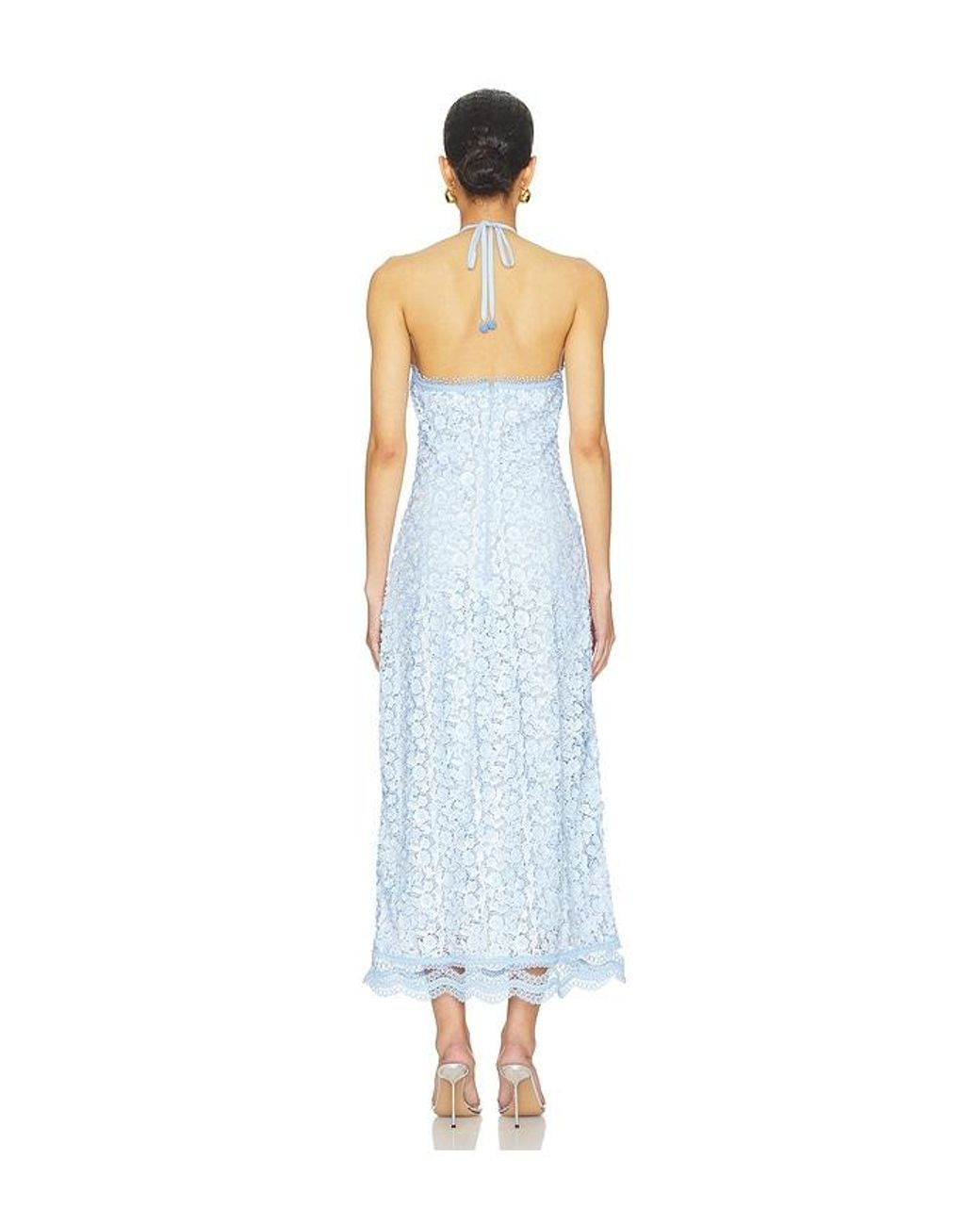 Waimari White Beso De Luna Maxi Dress