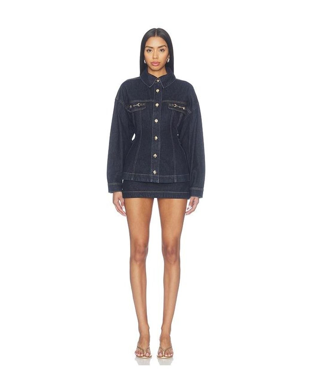 retroféte Blue Jeannie Denim Shirt