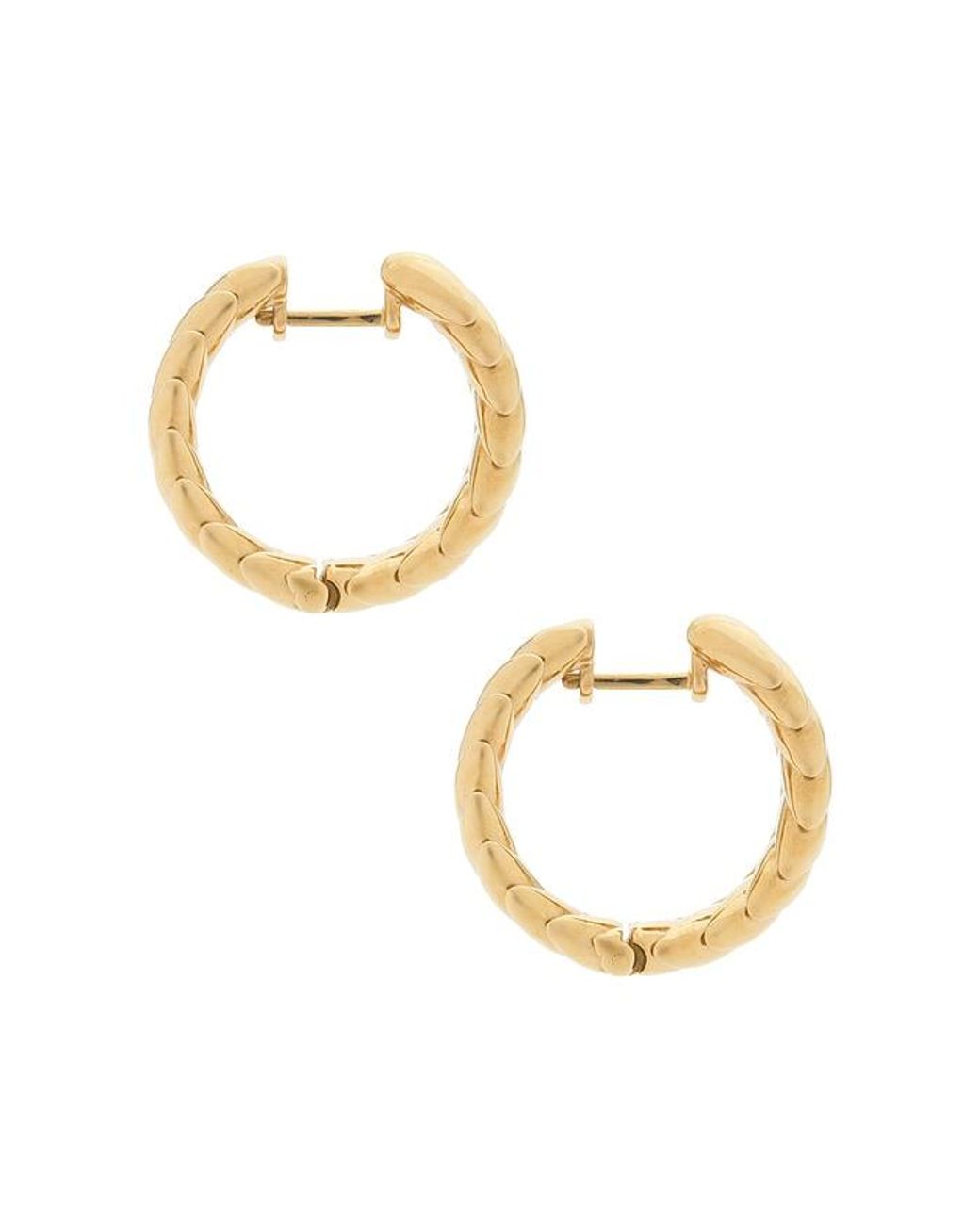 Bevza Metallic Creolen Spikelet