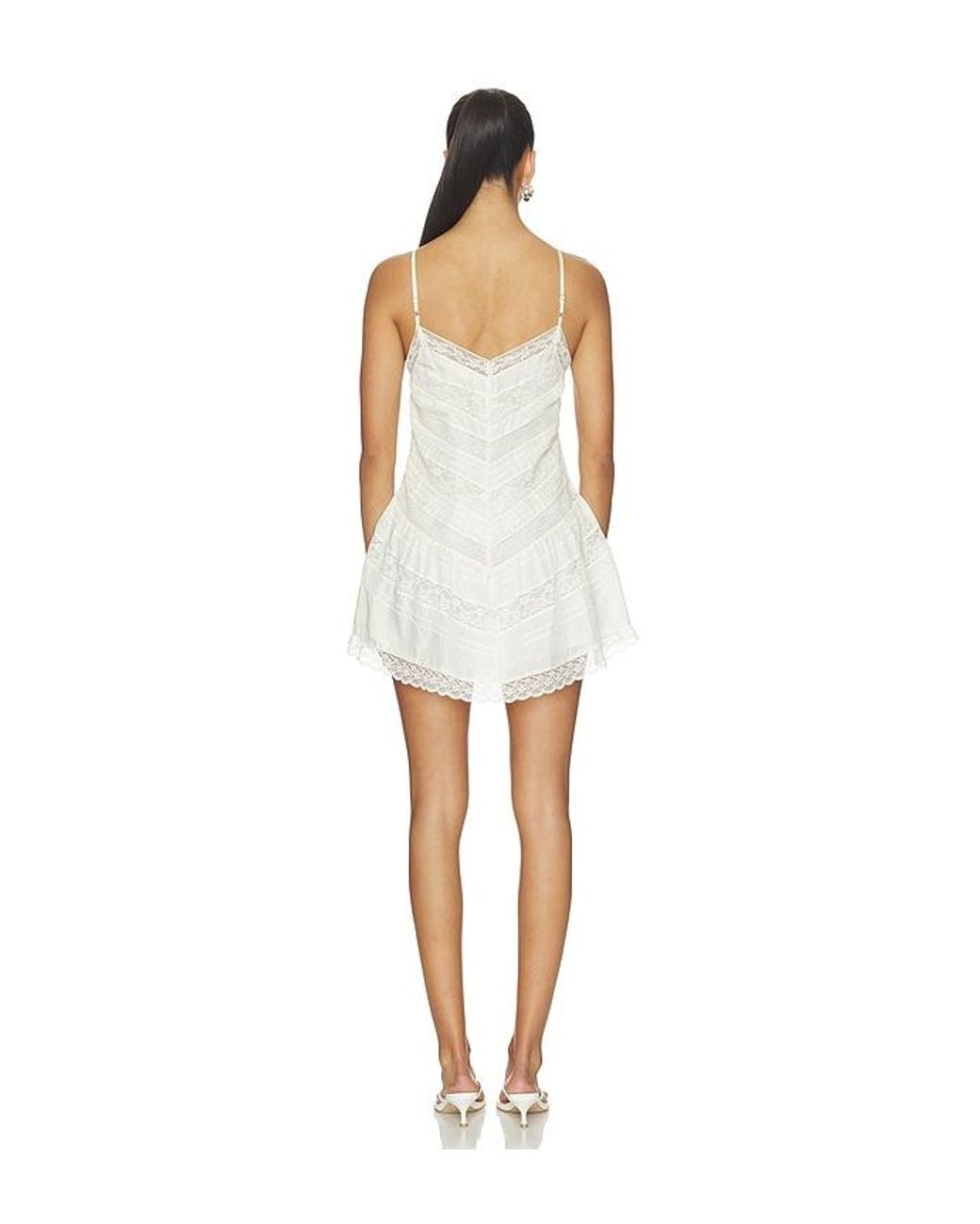 LoveShackFancy White Bessette Dress