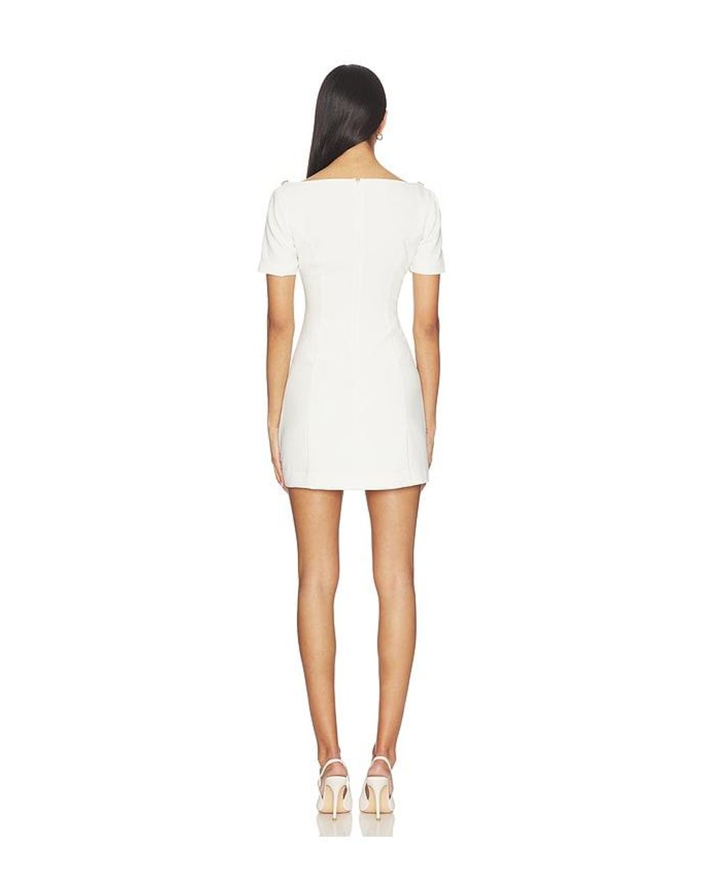 MAJORELLE White Nicolette Mini Dress