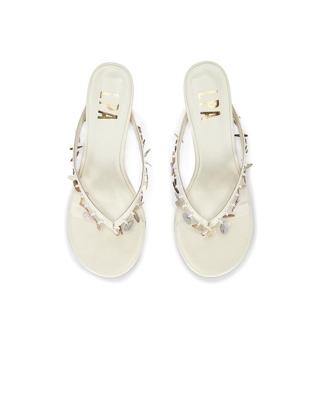 LPA White Nerina Sandal