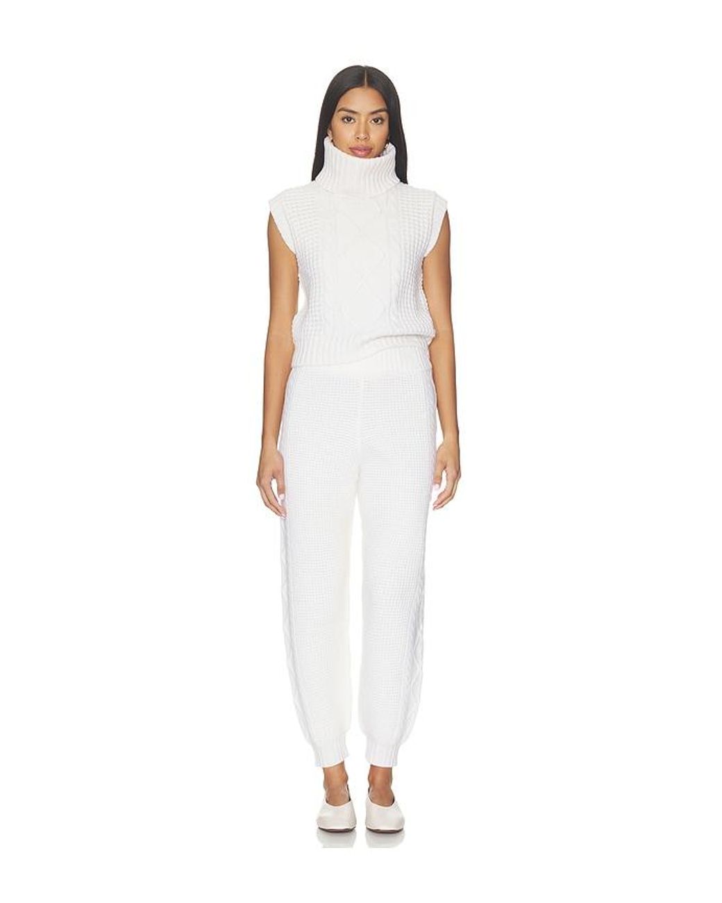 Perfect Moment White Crystal Jogger