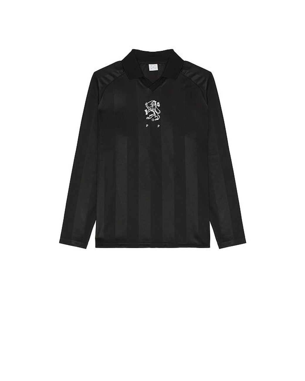 Pop Trading Co. Black Sportif Long Sleeve Tee for men