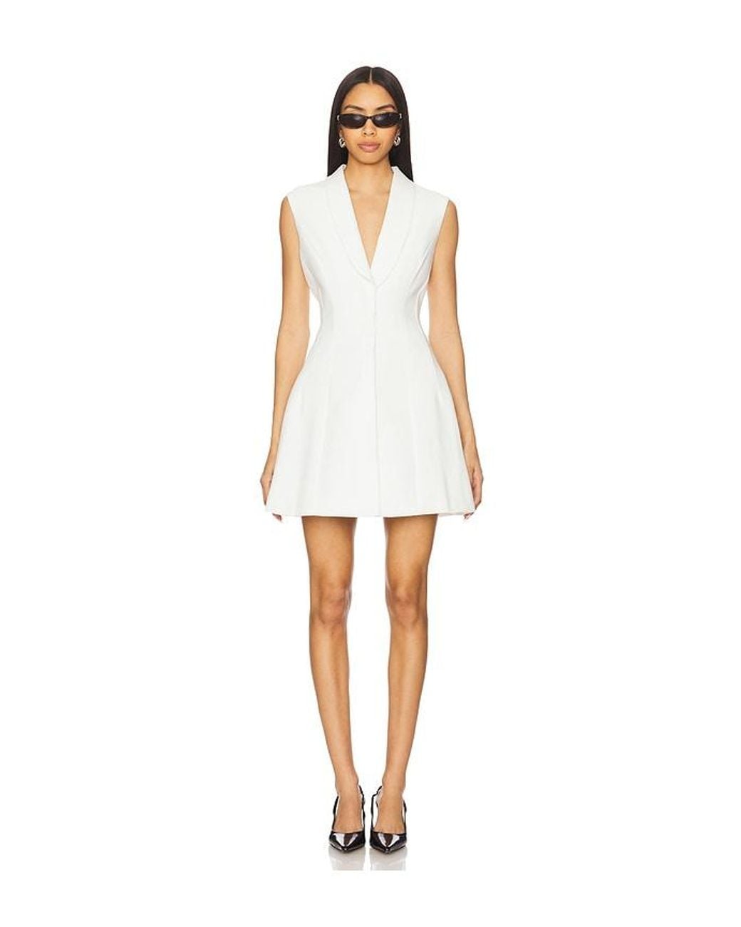 Bardot White Destene Hourglass Mini Dress