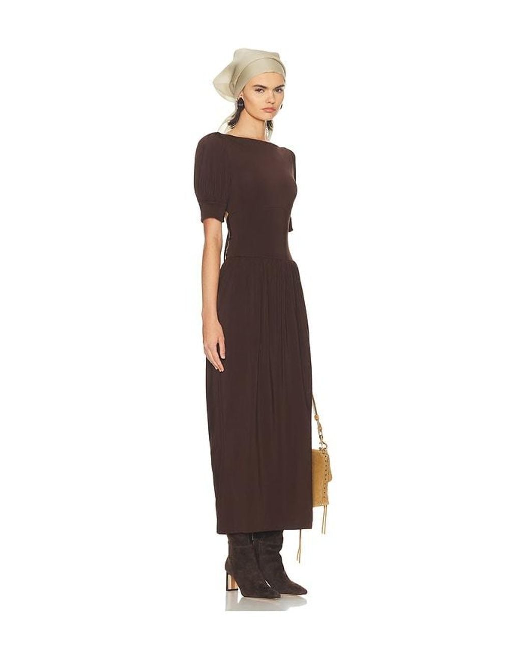 Helsa Multicolor The Simone Tie Back Jersey Dress