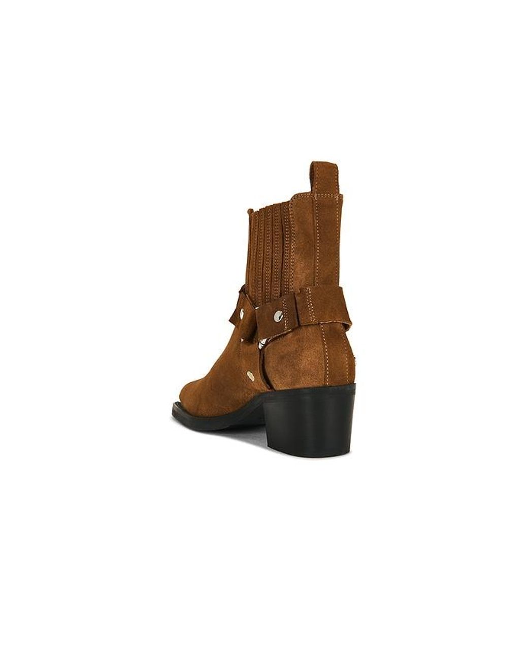 Anine Bing Brown Mid Biker Boot