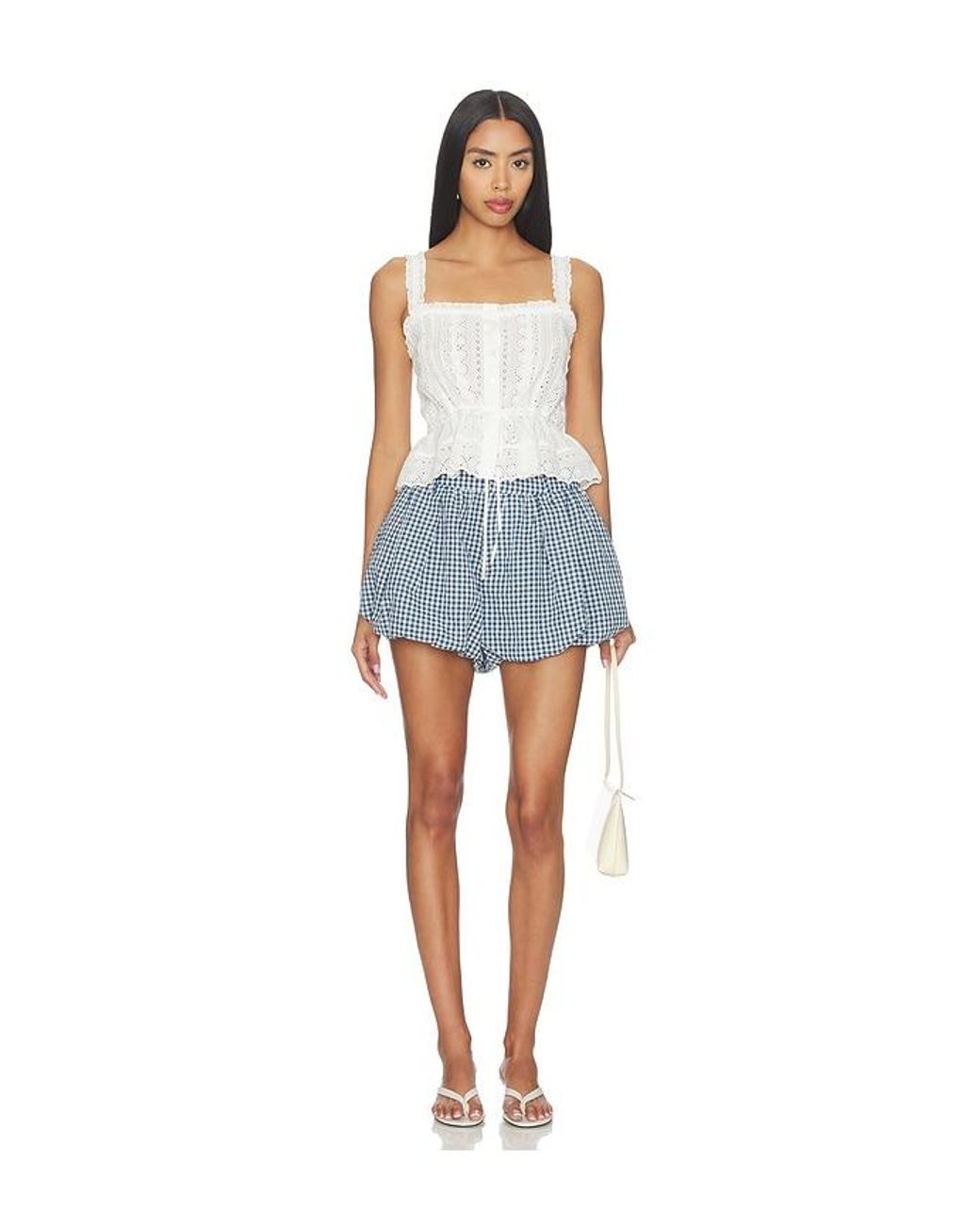 Astr Blue Margeen Shorts