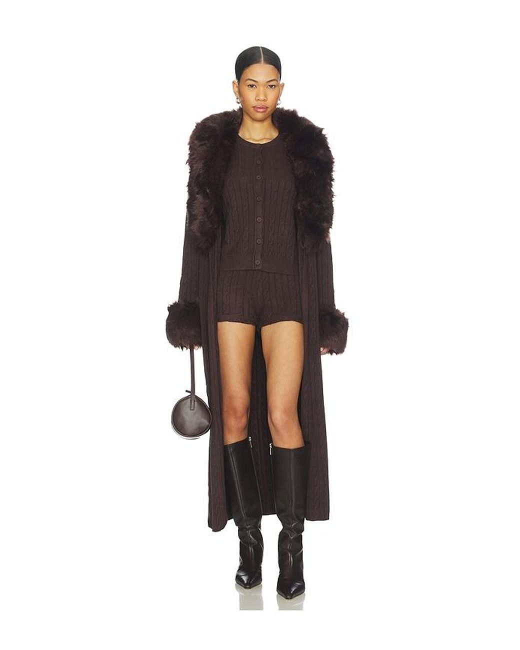 X Revolve Throw On Shorts En Color Marrón Talla (También En M, S, Xl, Xs, Xxl) Show Me Your Mumu de color Black