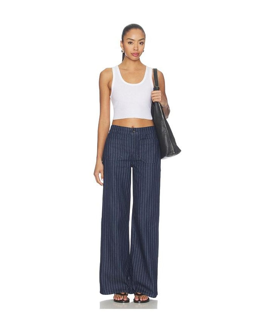 Sanctuary Blue Marine Full Length Pant