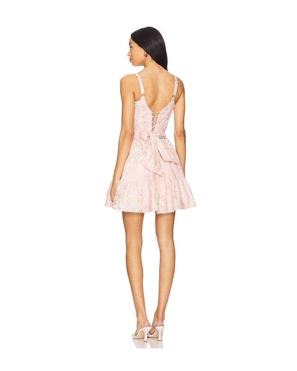 V. Chapman White Betina Mini Dress