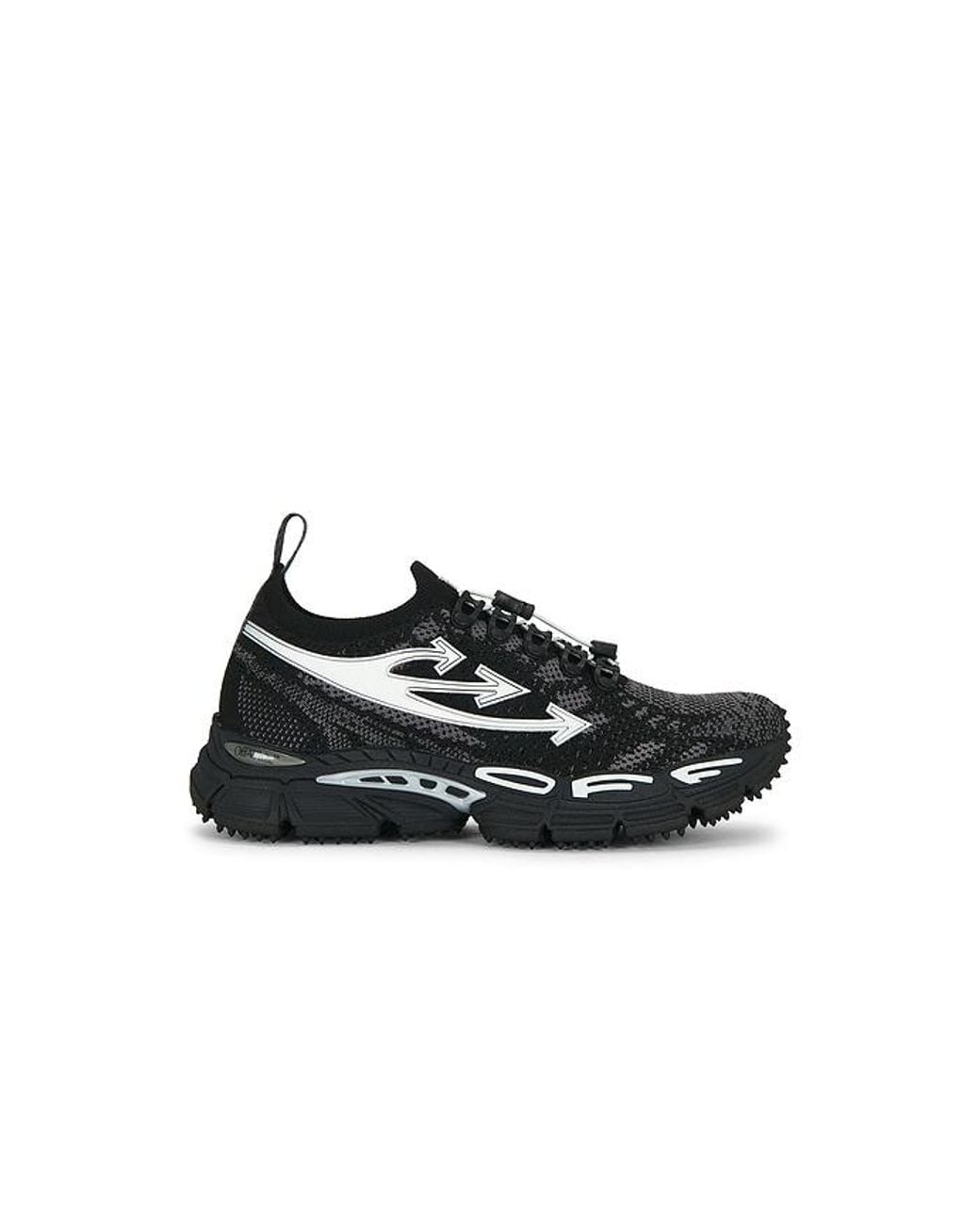 Off-White c/o Virgil Abloh Black Be Right Back Knit Sneaker