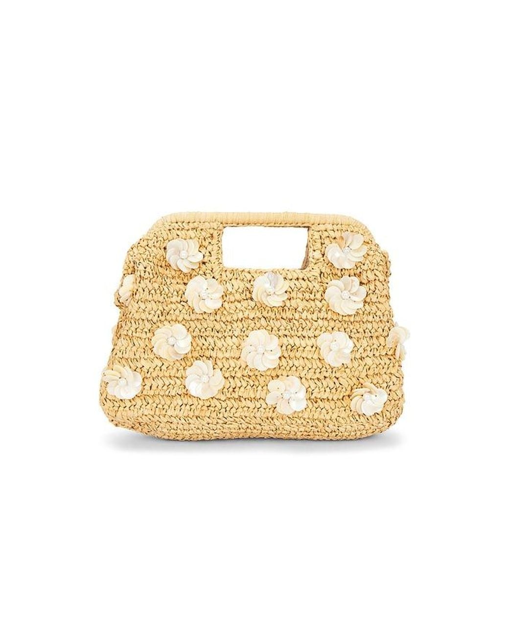 BTB Los Angeles Metallic Dottie Clutch Bag