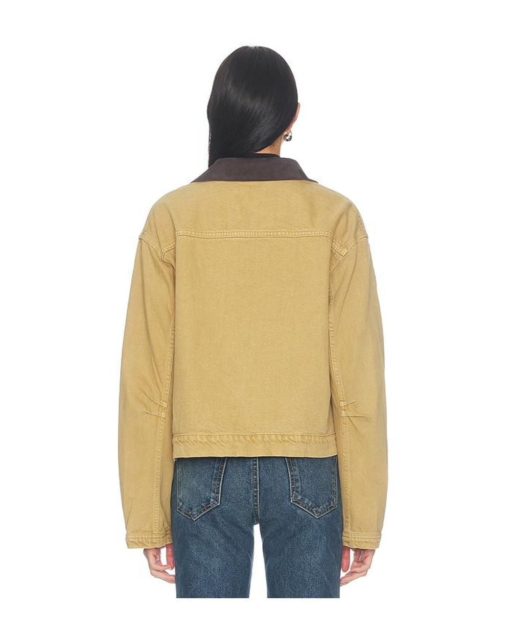 DL1961 Blue Boxy Denim Jacket