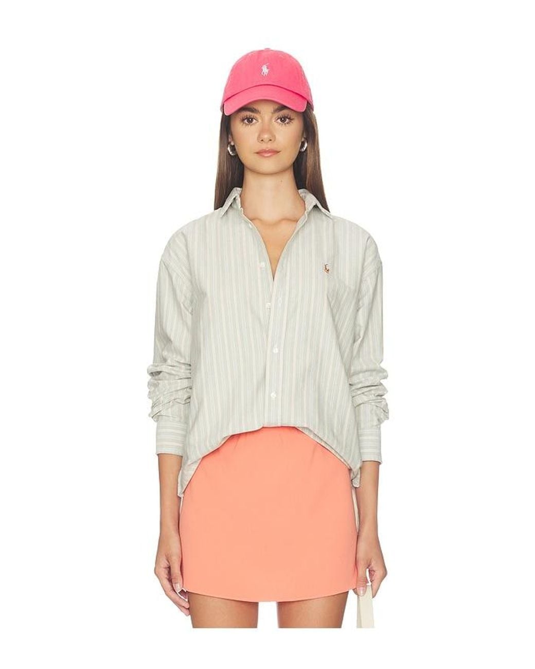 Polo Ralph Lauren Multicolor Oxford Long Sleeve Collared Sport Shirt