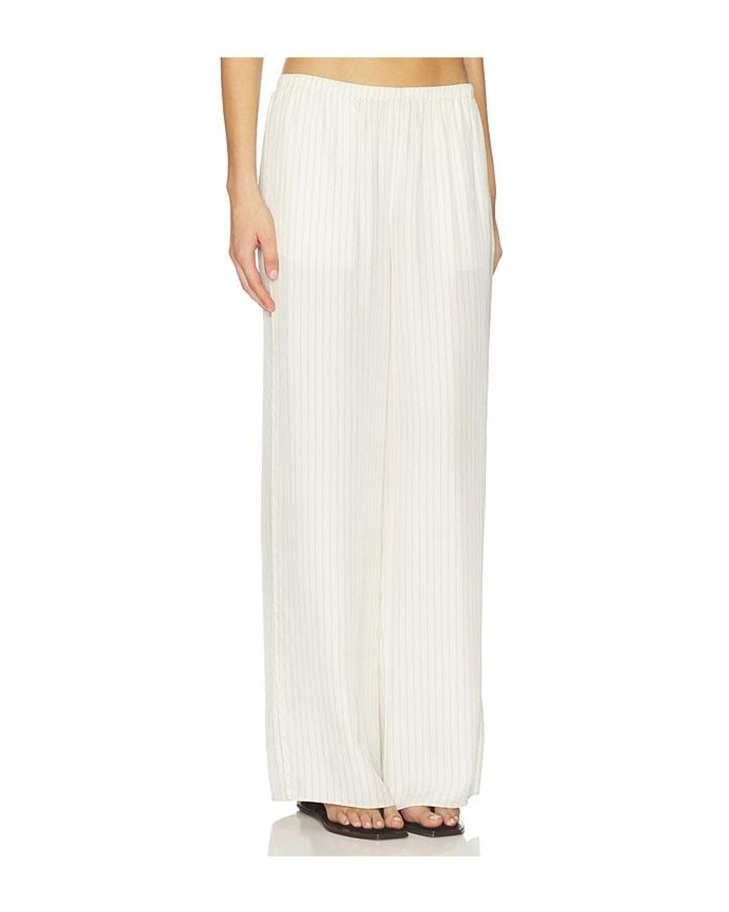 Theory White Slit Pant