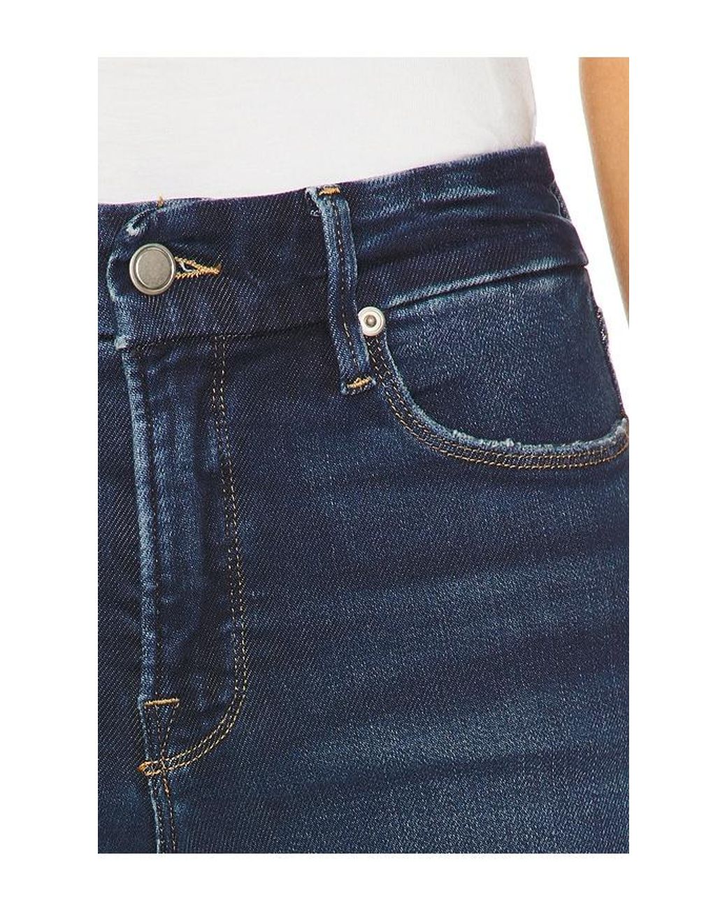 GOOD AMERICAN Blue Soft Tech Good Classic Bootcut Jeans