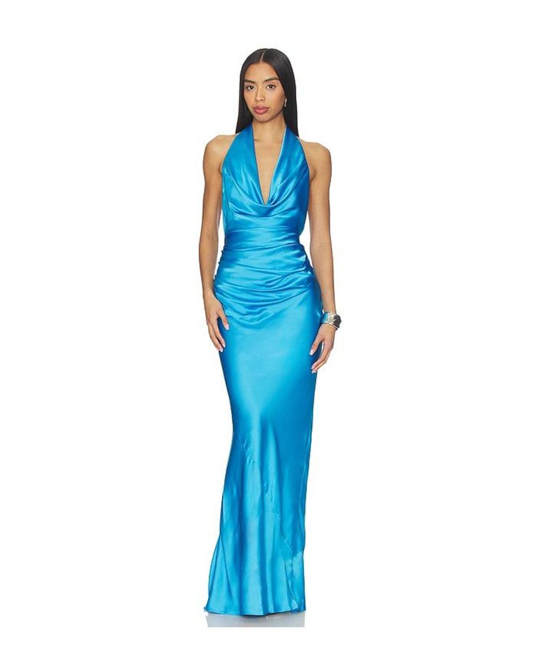 Nookie Blue Penelope Drape Gown