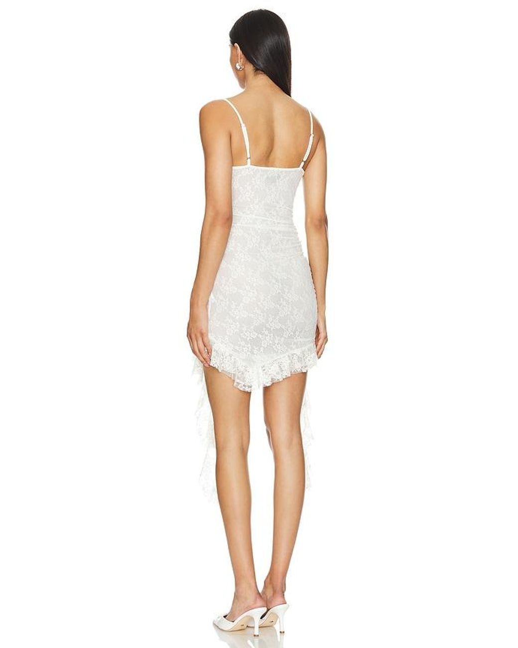 MAJORELLE White Camille Mini Dress