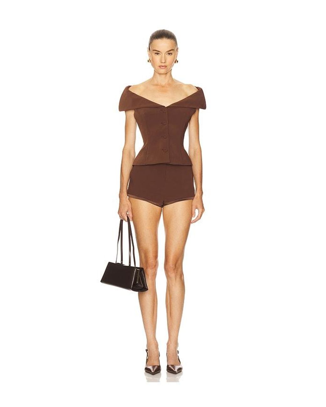 Camila Coelho Brown Deysi Short