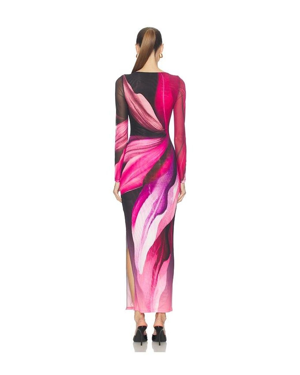 AFRM Pink Phyll Midi Dress