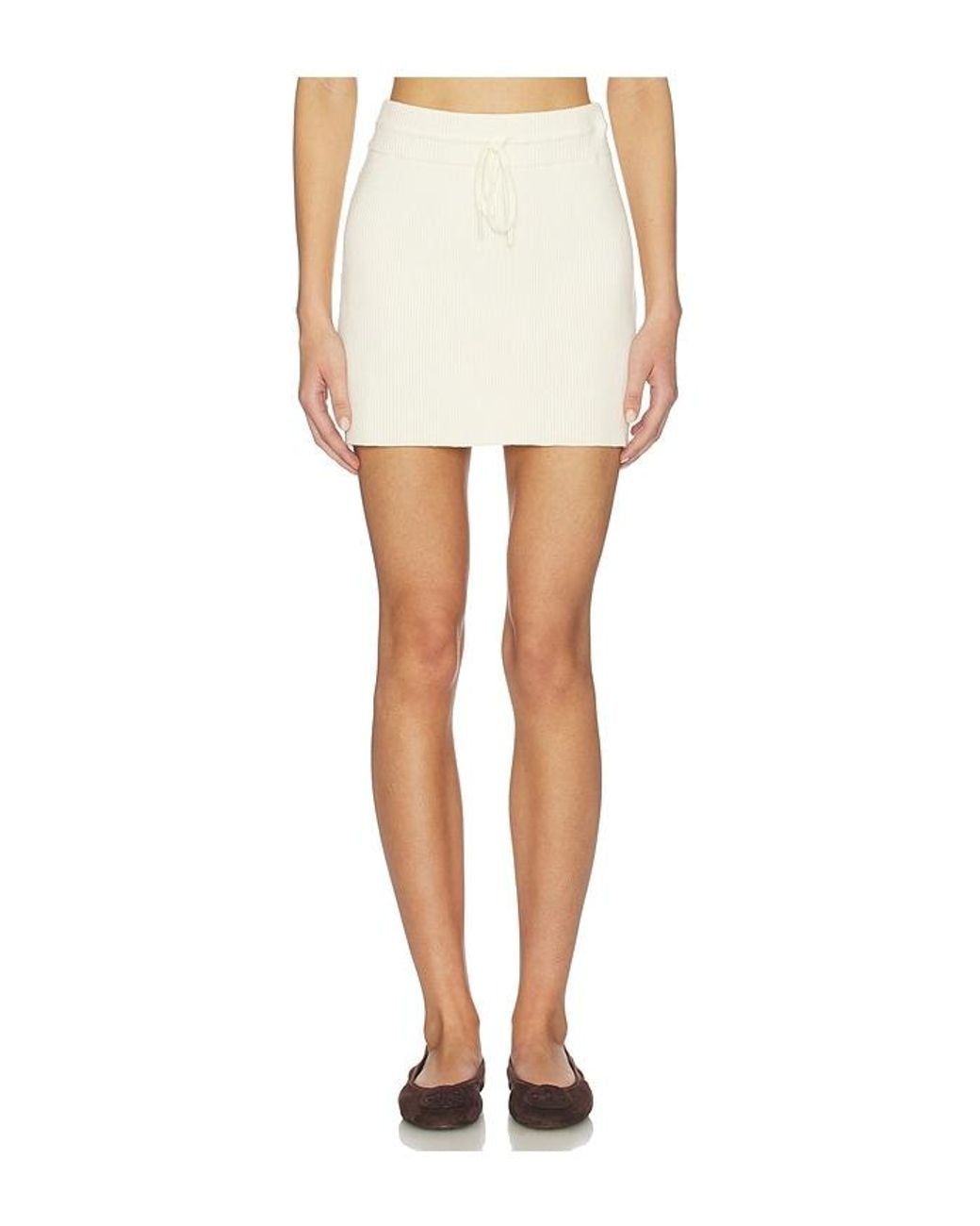 LSPACE White Jet Set Skirt