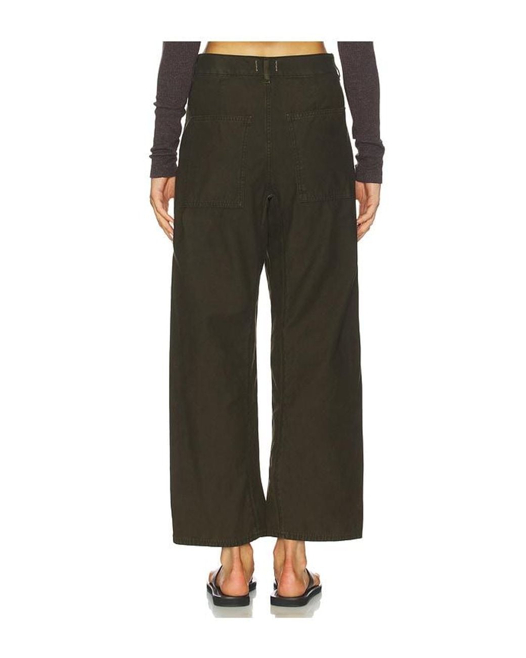 Citizens of Humanity Black Ines Crop Utility Trouser