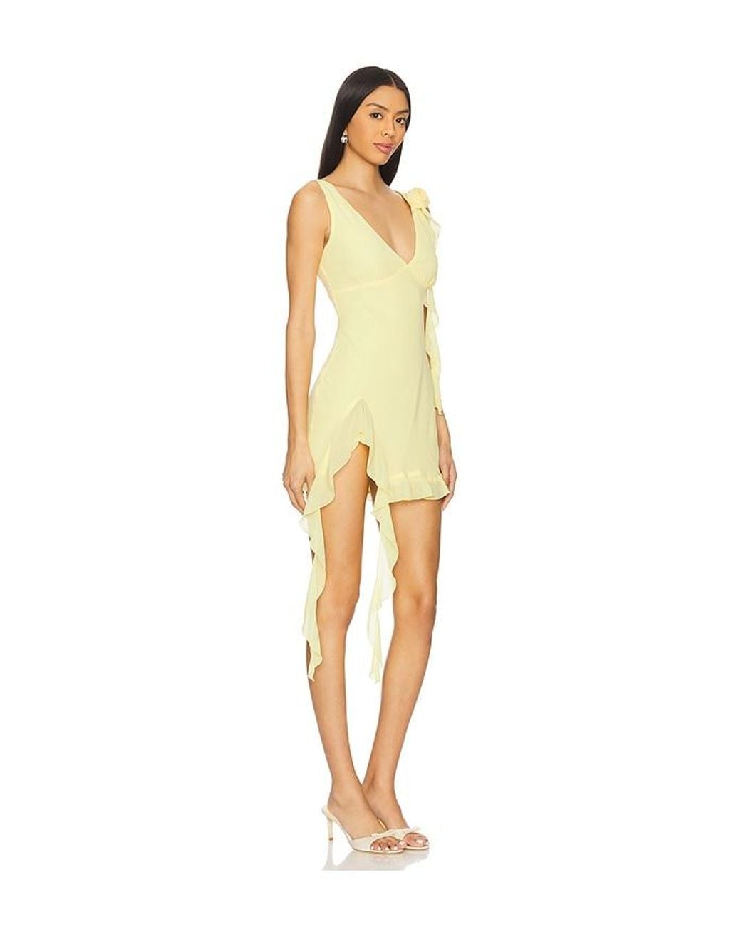 MORE TO COME Yellow Myla Mini Dress