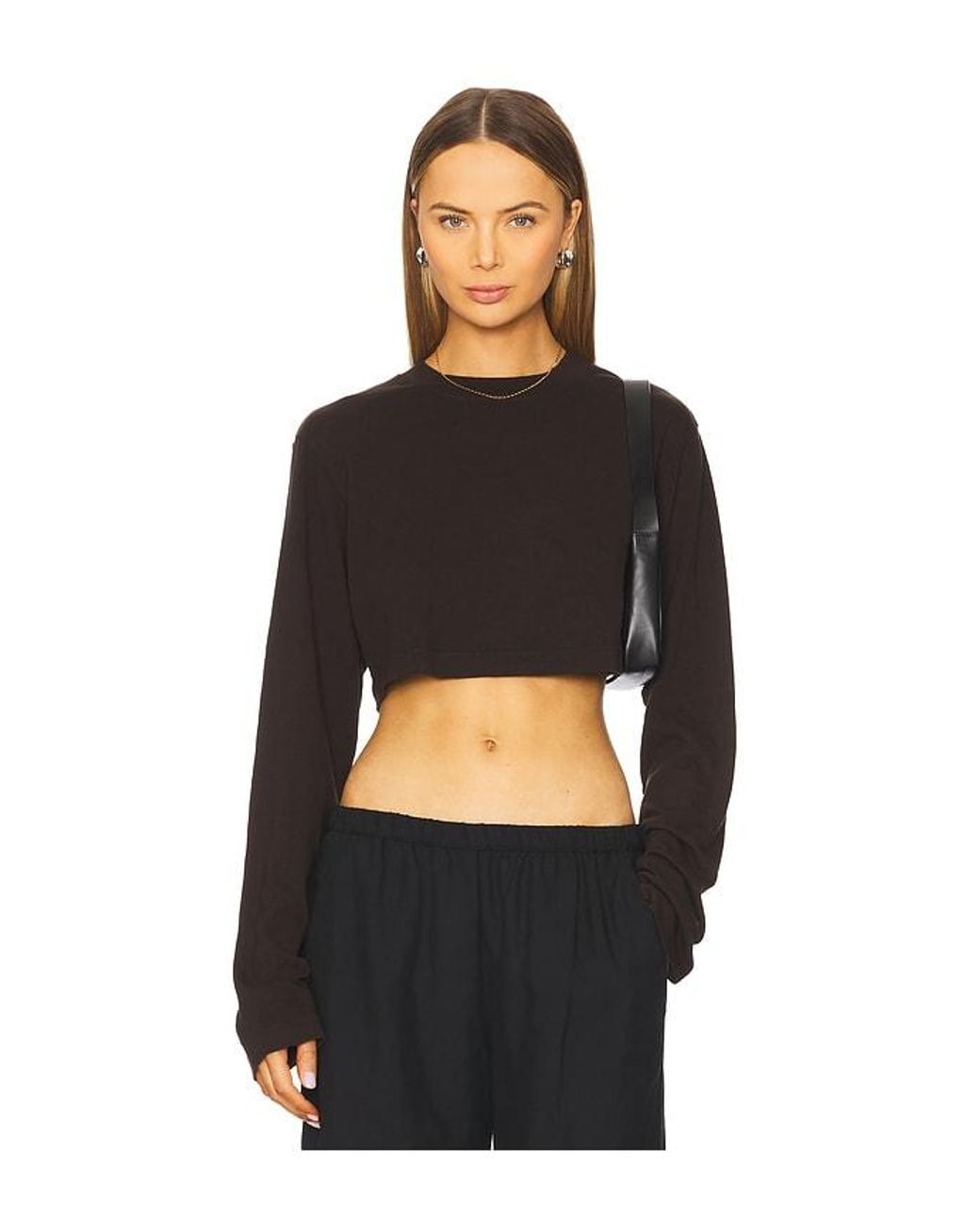 Cotton Citizen Black The Tokyo Crop Shirt