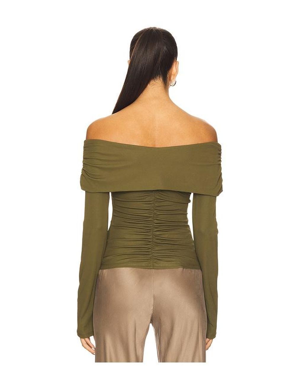 House of Harlow 1960 Green X Revolve Suki Top