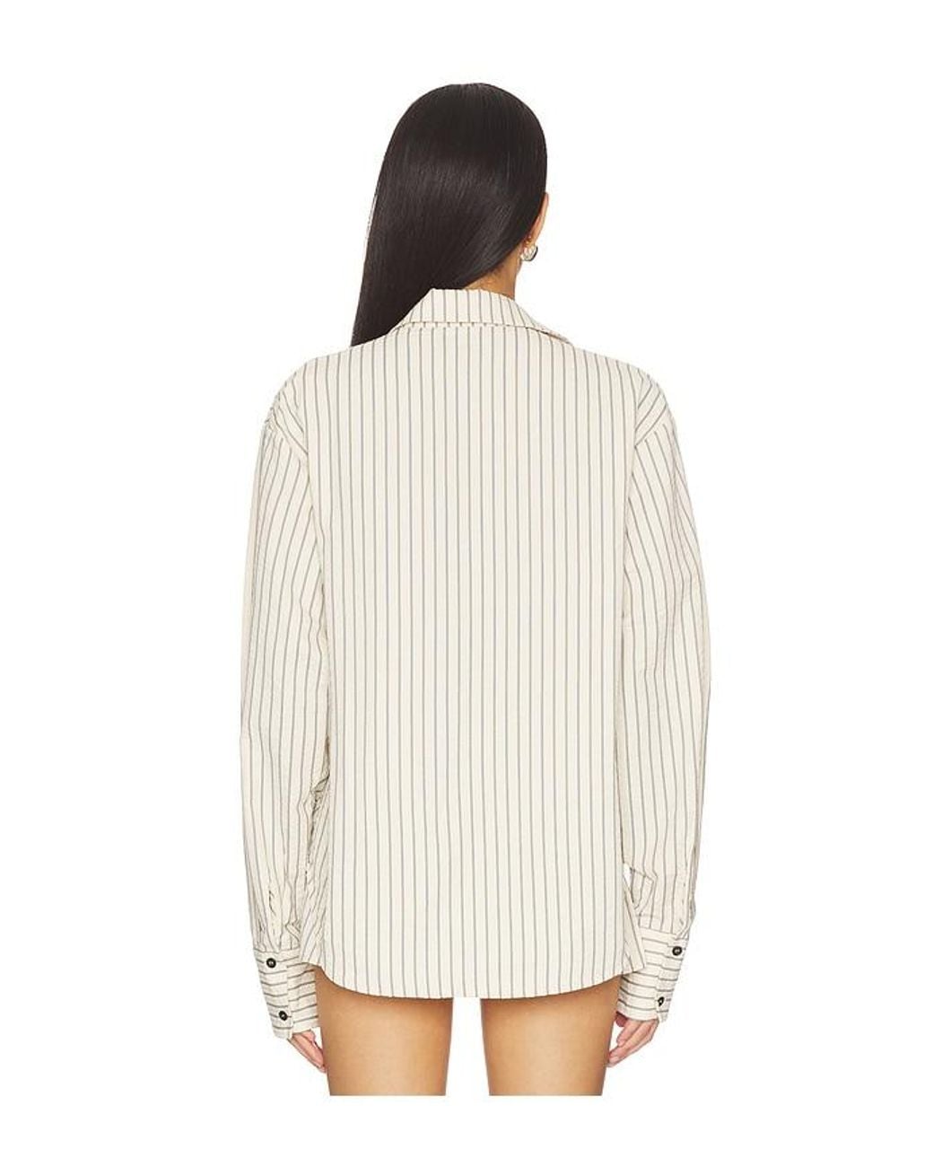 ALL THE WAYS White Kadence Button Up Top