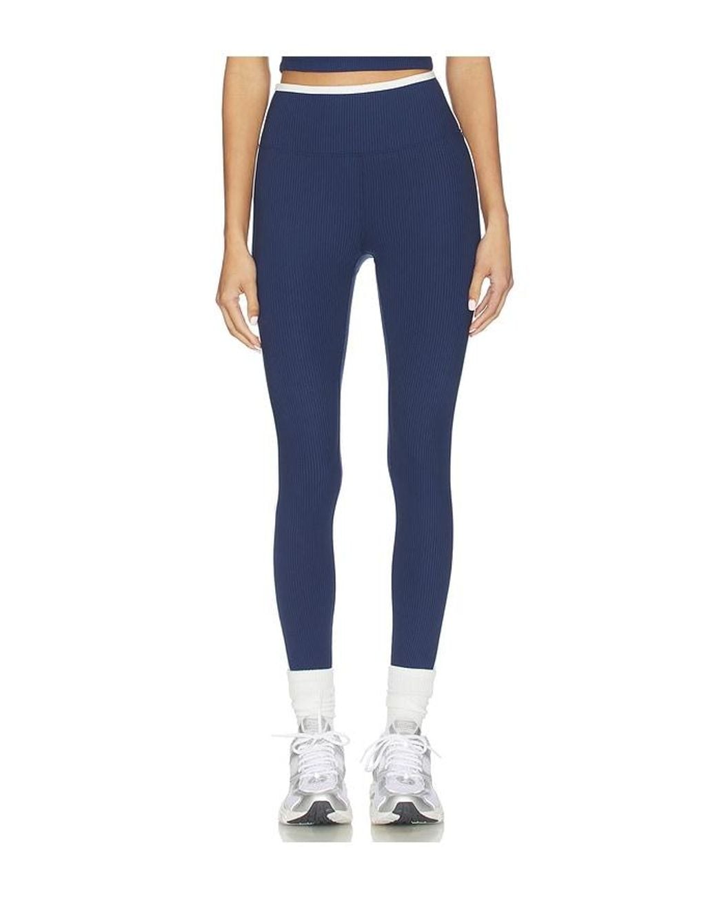 Year Of Ours Blue Ribbed Track Legging