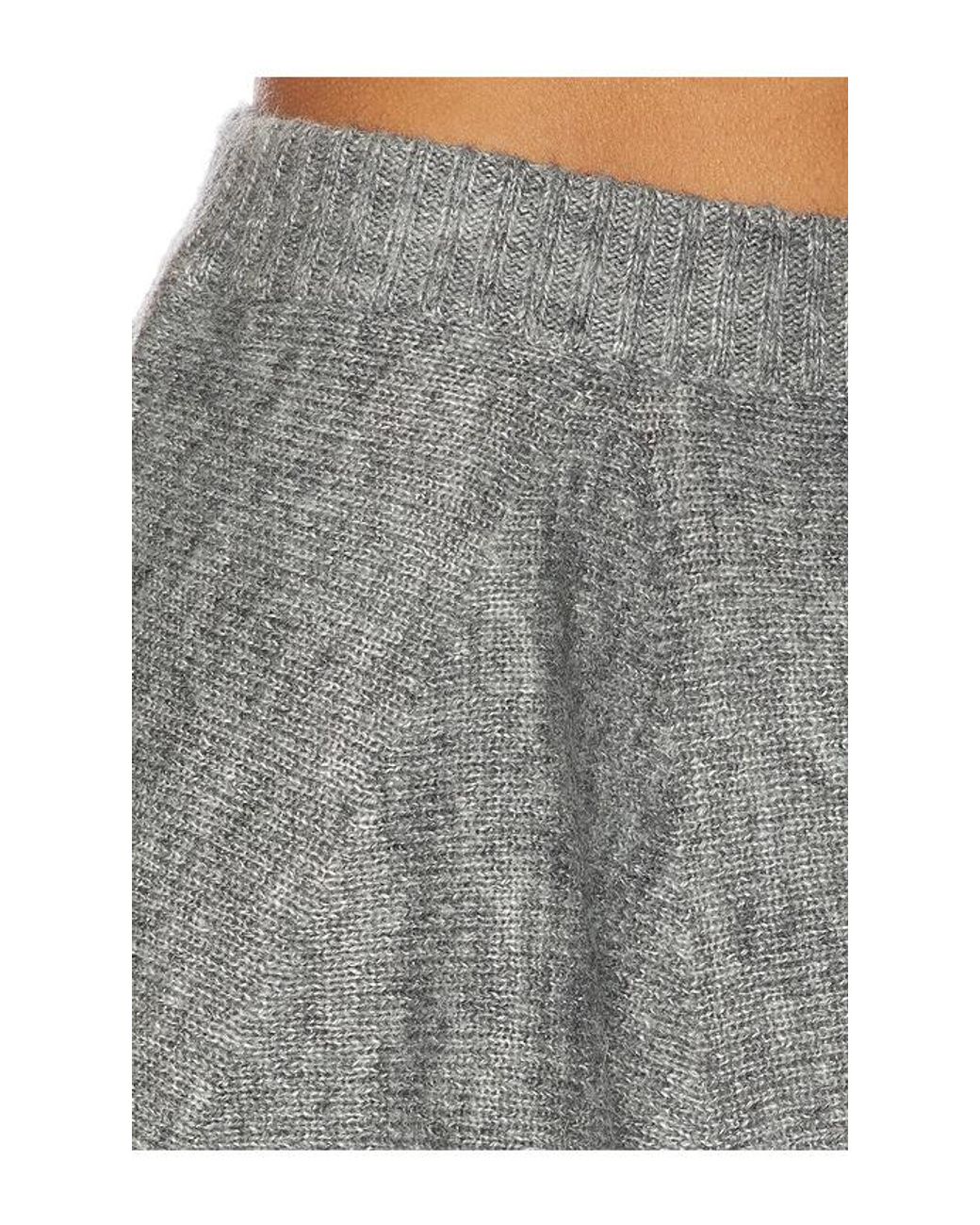GUIZIO Gray Viv Skirt