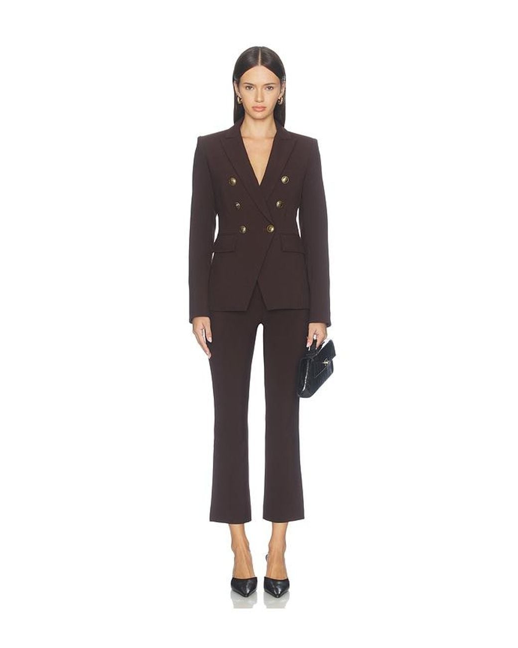 Veronica Beard Black Arte Pant