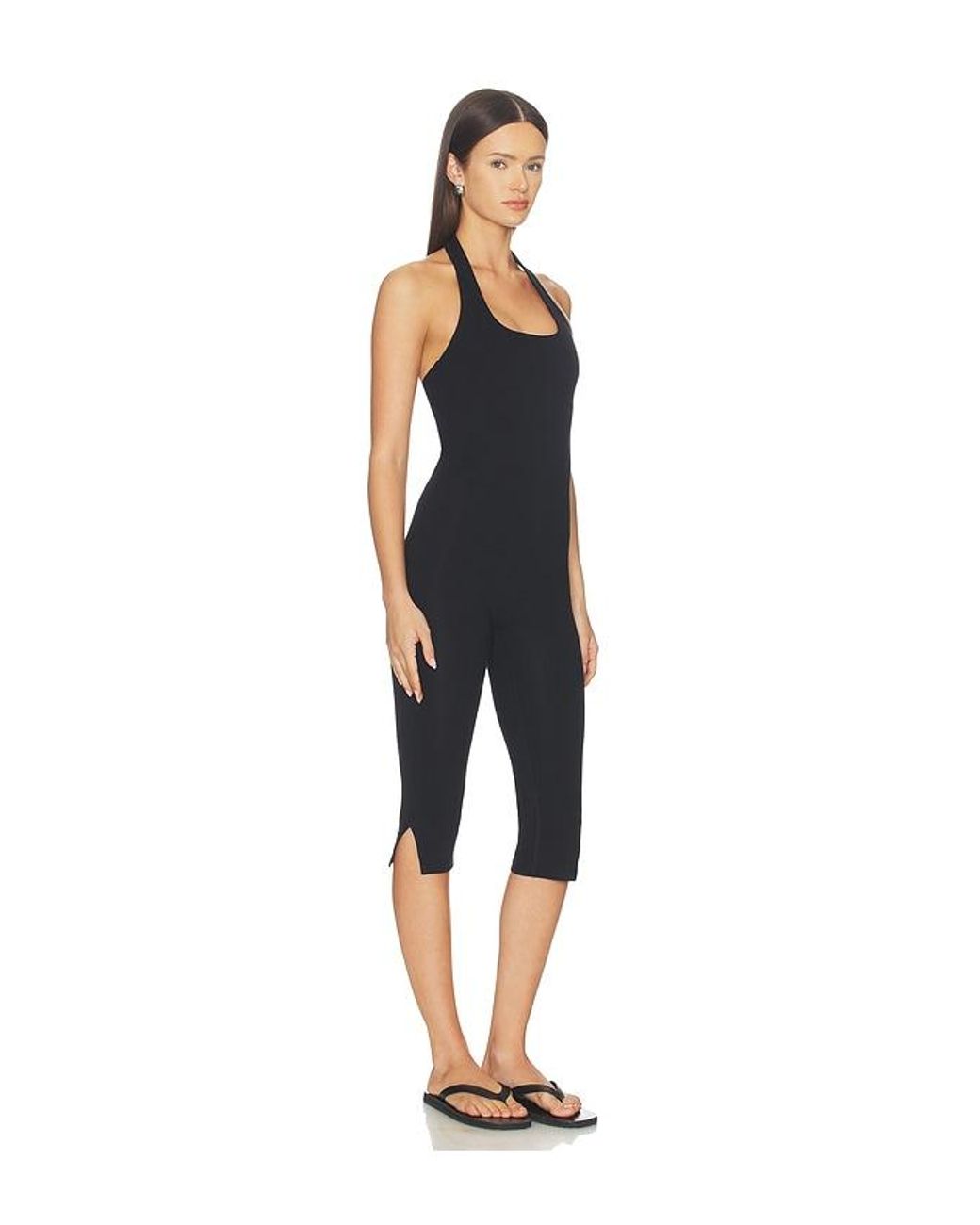LNA Blue Capri Halter Onesie