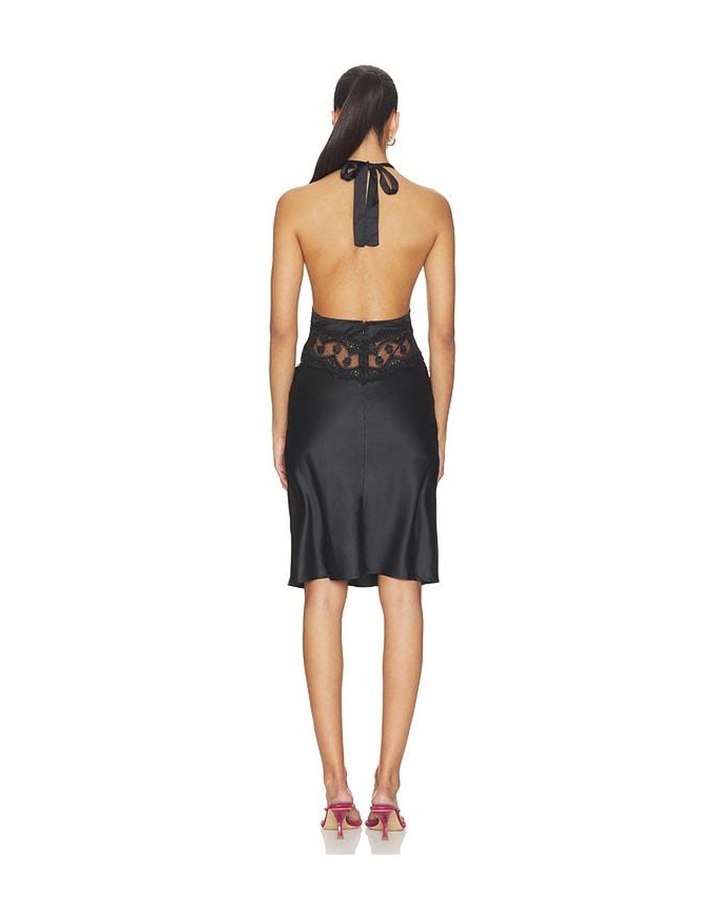 Lioness Black Solana Midi Dress