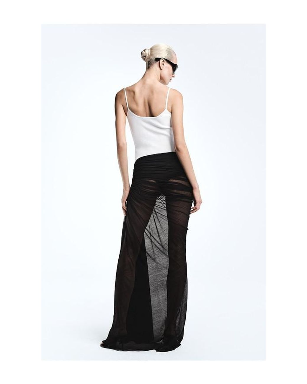 REVOLVE LOS ANGELES White Leora Maxi Skirt