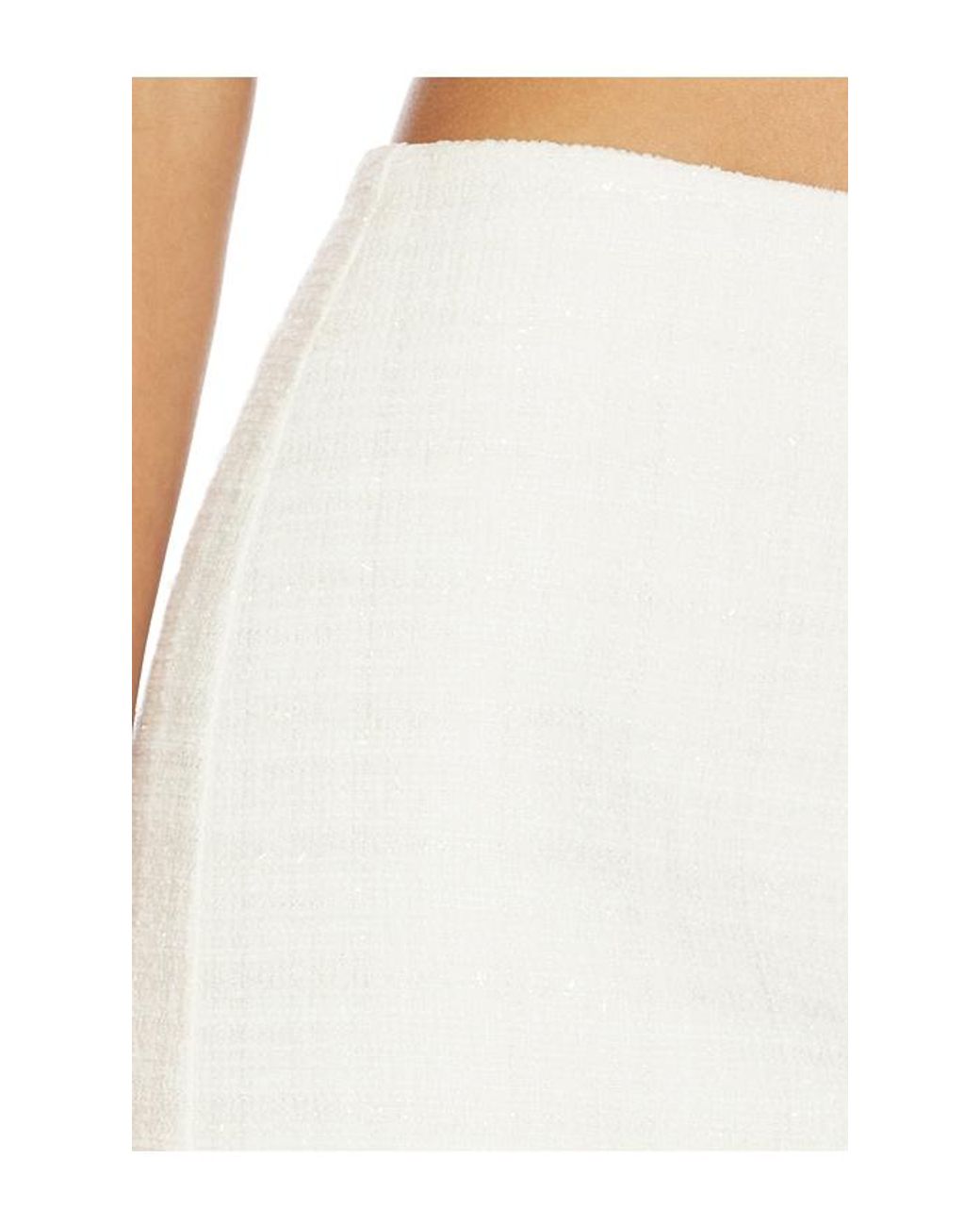MORE TO COME White Samira Mini Skirt