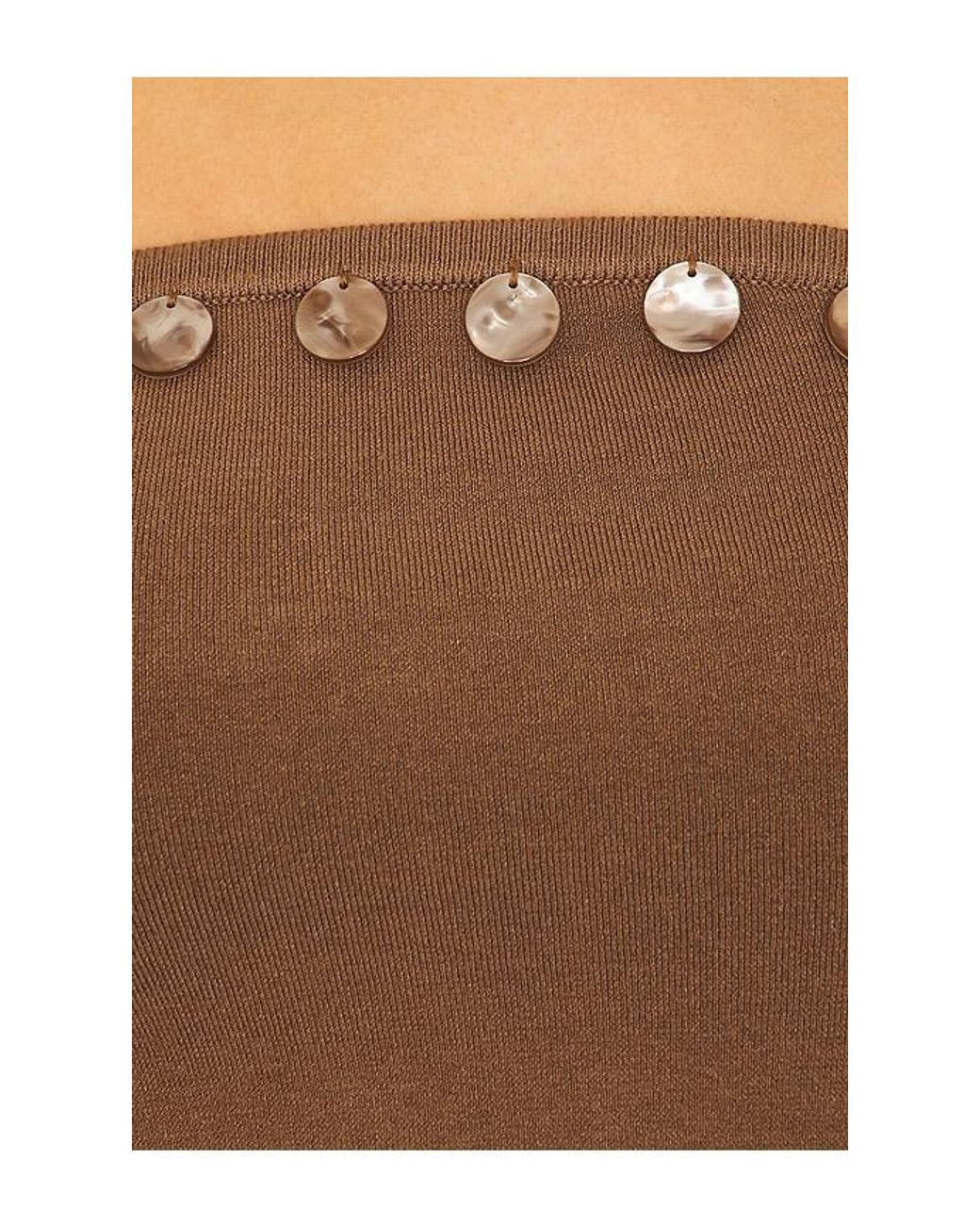 LOBA Brown Clemente Tube Top