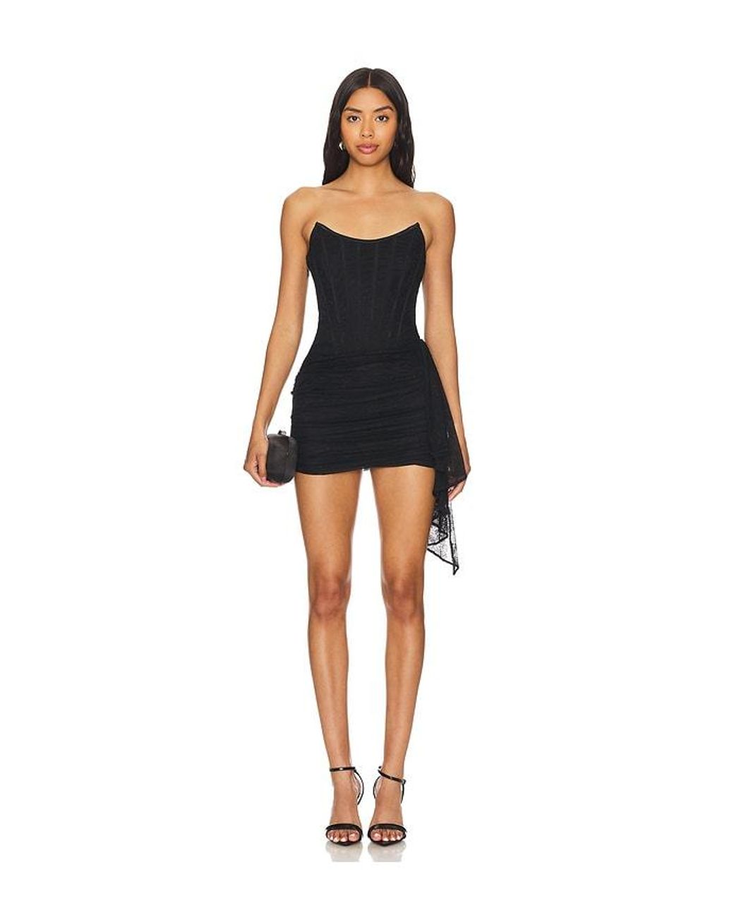 Nbd Black Lynette Mini Dress