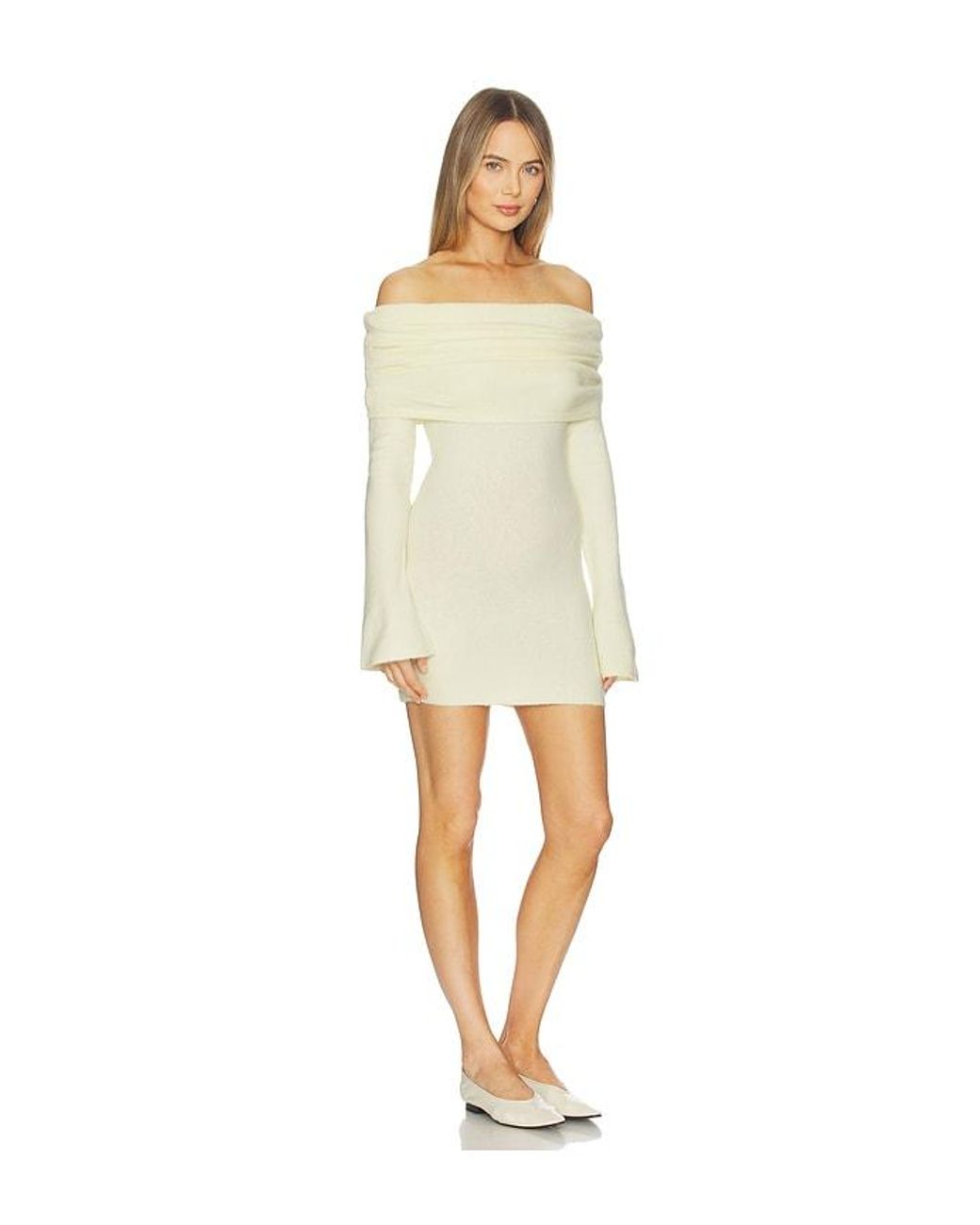 SER.O.YA Natural Selene Mini Dress