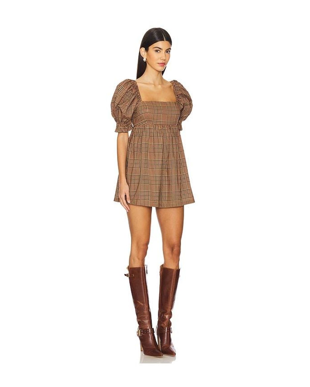 Selkie Multicolor Puff-Sleeve Smocked Poplin Romper
