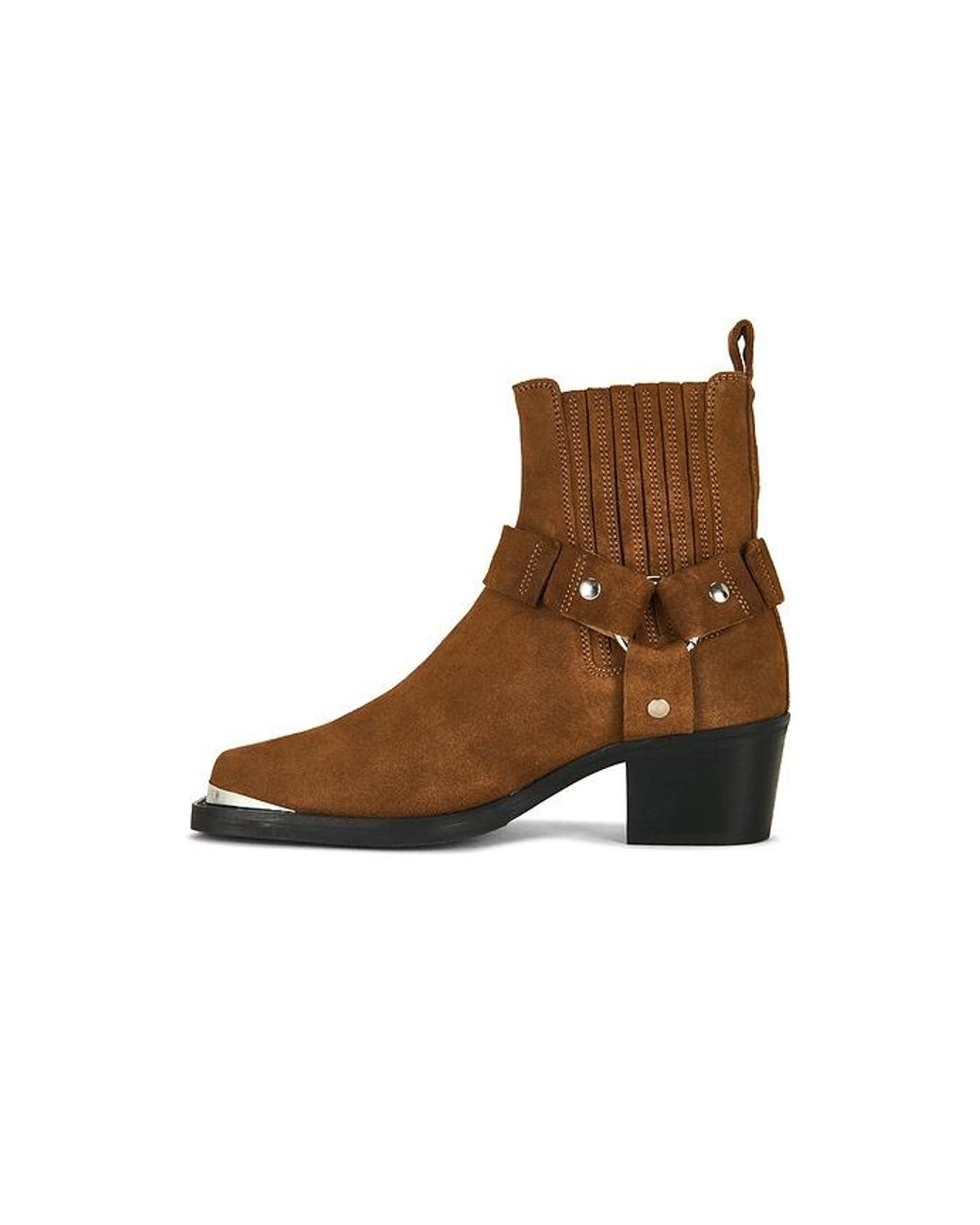 Anine Bing Brown Mid Biker Boot