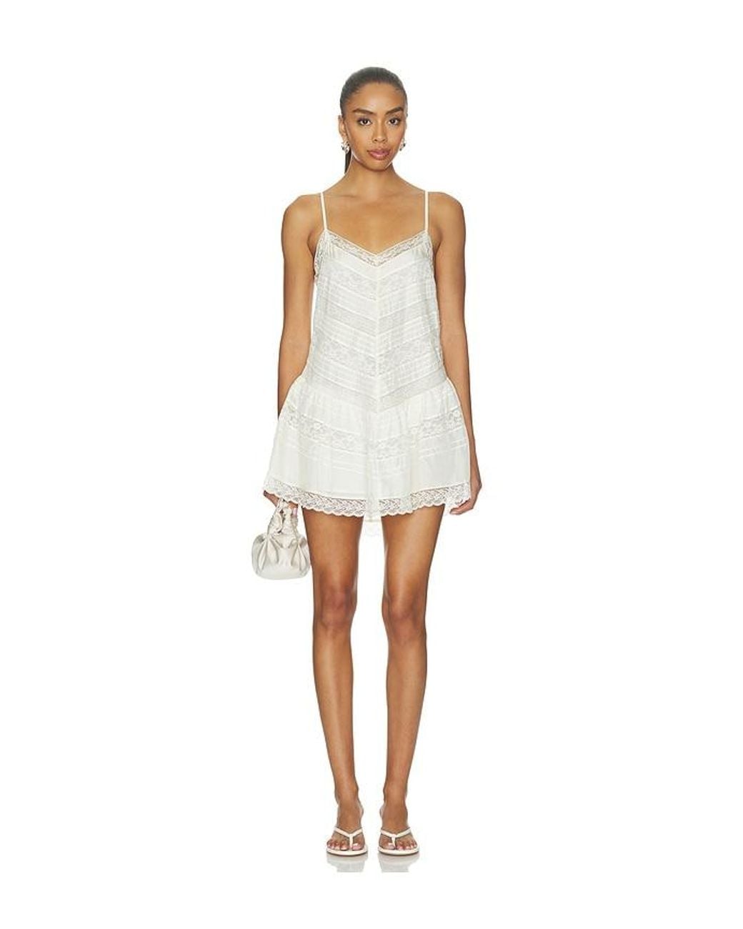 LoveShackFancy White Bessette Dress