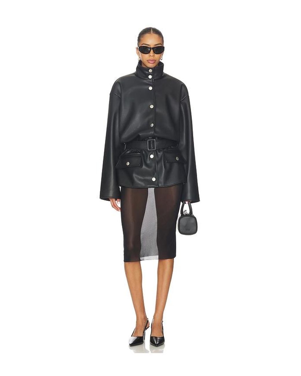 Lovers + Friends Black Isabela Faux Leather Jacket